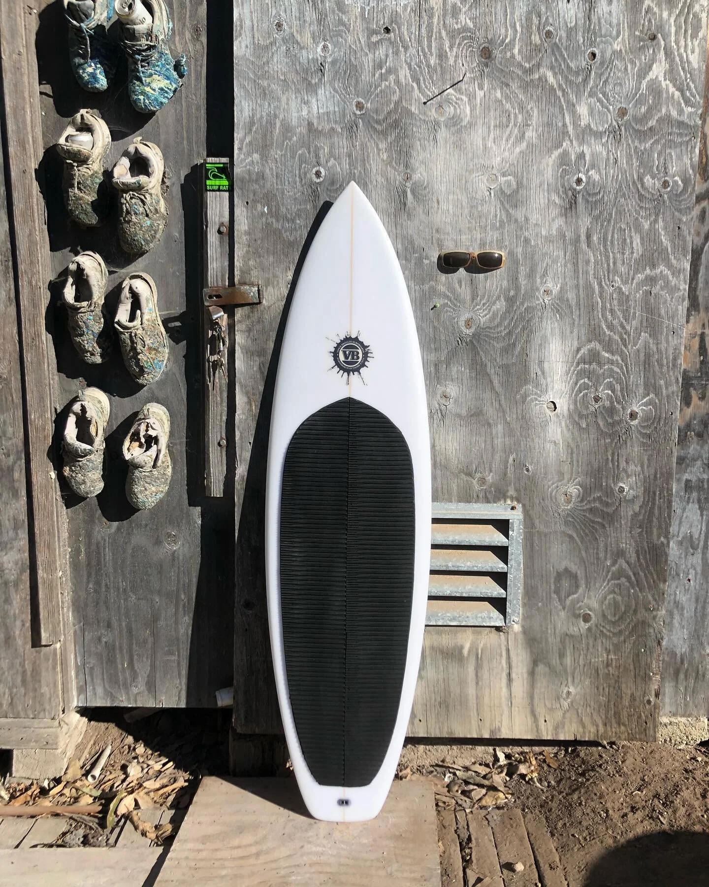 Custom kite board by Vince Broglio