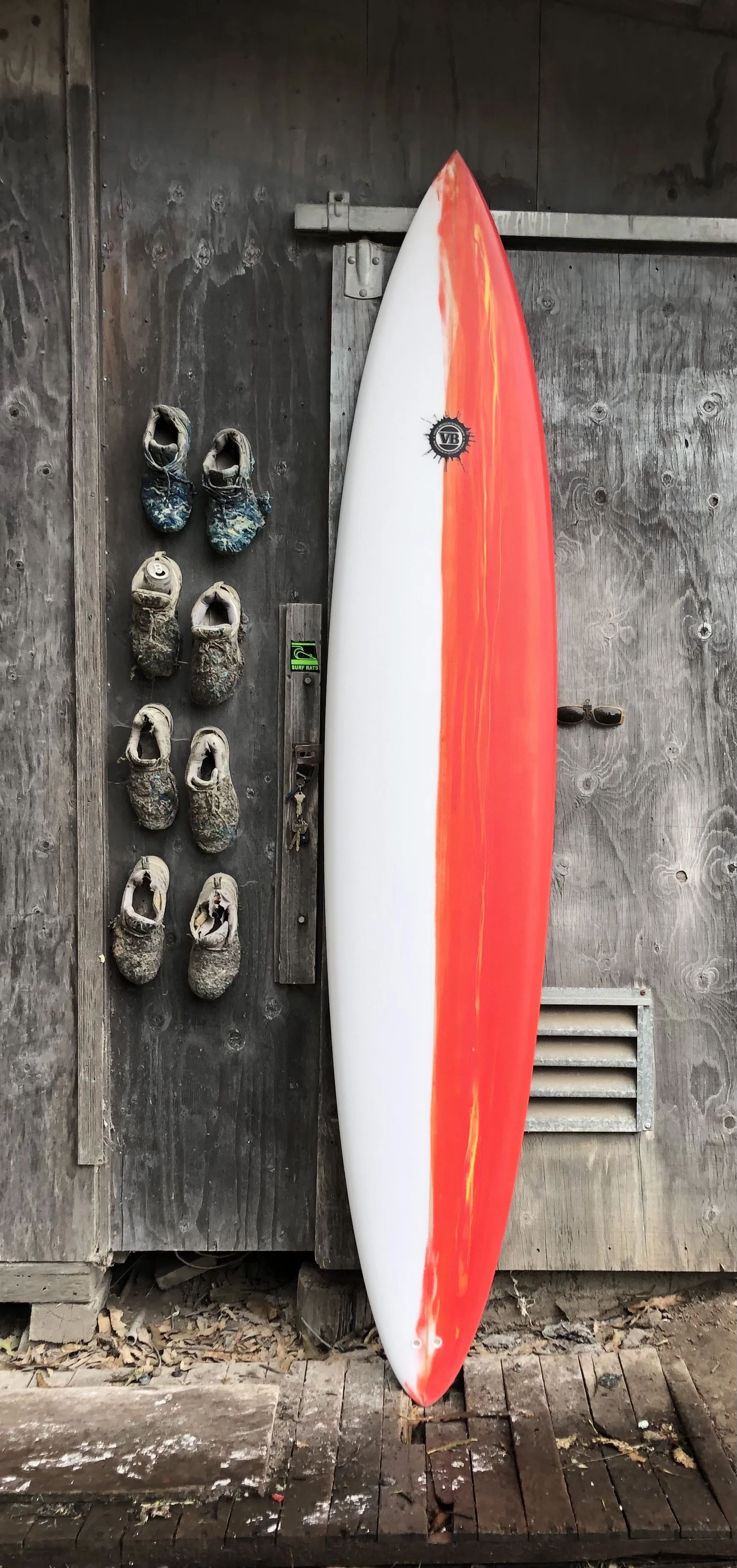 The Roxy surfboard by Vince Broglio