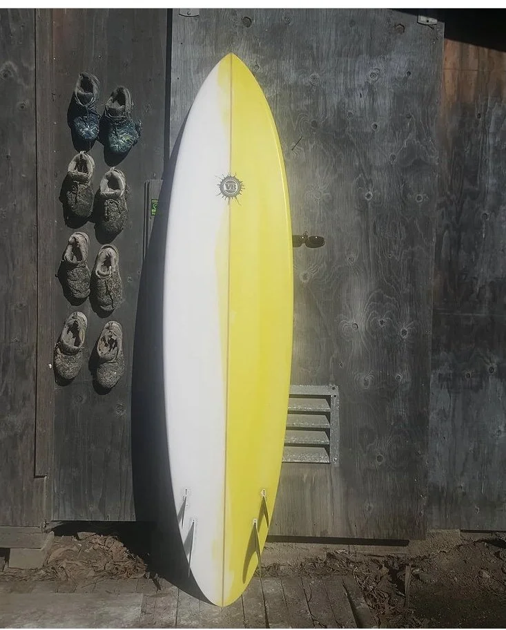 The Silver Back surfboard by Vince Broglio